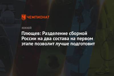 Владимир Плющев - Плющев: разделение сборной на два состава на первом этапе позволит лучше подготовиться - championat.com