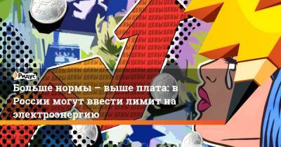 Михаил Мишустин - Больше нормы – выше плата: в России могут ввести лимит на электроэнергию - ridus.ru