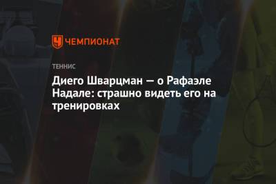 Рафаэль Надаль - Ролан Гаррос - Диего Шварцман - Фрэнсис Тиафо - Диего Шварцман — о Рафаэле Надале: страшно видеть его на тренировках - championat.com - Испания - Аргентина