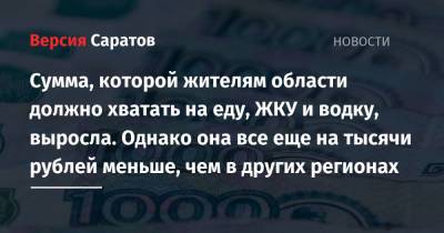 Сумма, которой жителям области должно хватать на еду, ЖКУ и водку, выросла. Однако она все еще на тысячи рублей меньше, чем в других регионах - nversia.ru - Чукотка