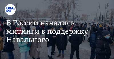 Алексей Навальный - В России начались митинги в поддержку Навального. На первый пришли 40 человек - ura.news - Петропавловск-Камчатский