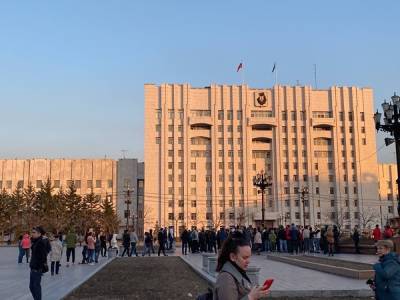 Алексей Навальный - В Хабаровске вышедшие на митинг скандируют «Врача Навальному!» - znak.com - Владимирская обл. - Хабаровск - Покров