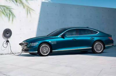 Седан Genesis G80 стал электромобилем - bin.ua