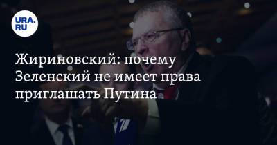 Владимир Зеленский - Владимир Путин - Владимир Жириновский - Жириновский: почему Зеленский не имеет права приглашать Путина - ura.news - Киев - ДНР - ЛНР