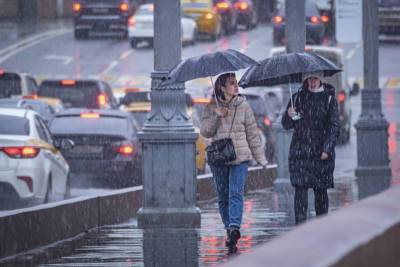 То дождь, то снег: погода в Москве испортилась - tvc.ru - Москва