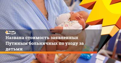 Владимир Путин - Антон Котяков - Названа стоимость заявленных Путиным больничных по уходу за детьми - ridus.ru