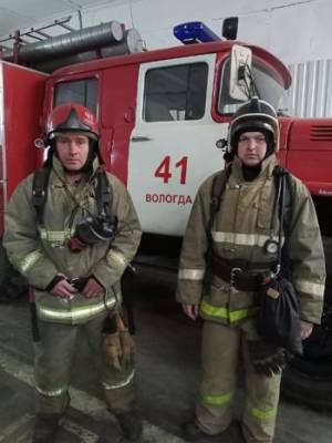 Стали известны подробности спасения человека во время пожара на Петрозаводской в г. Вологде - vologda-poisk.ru - Вологда