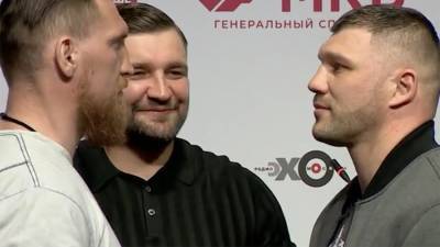 Евгений Романов - Кудряшов и Романов провели битву взглядов перед поединком - iz.ru