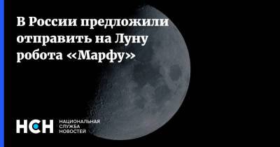 Лев Зеленый - В России предложили отправить на Луну робота «Марфу» - nsn.fm