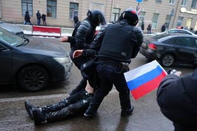 Алексей Навальный - Акция протеста в Петербурга началась с задержаний - neva.today - Санкт-Петербург - Владимирская обл.