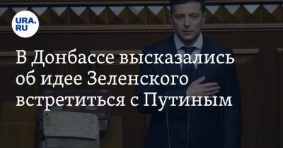Владимир Зеленский - Владимир Путин - Леонид Пасечник - В Донбассе высказались об идее Зеленского встретиться с Путиным - ura.news - Киев - ДНР - ЛНР - с. Путин