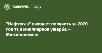 Игорь Петрашко - "Нафтогаз" ожидает получить за 2020 год 11,8 миллиардов ущерба – Минэкономики - epravda.com.ua