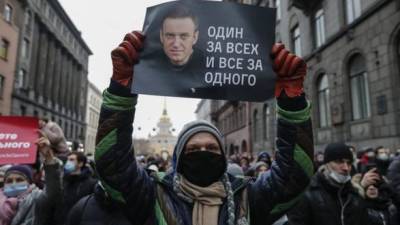 Навальный - В поддержку Навального: в России продолжаются массовые акции протеста, задержаны более 400 человек - unn.com.ua - Москва - Россия - Киев