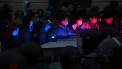 Алексей Навальный - Обмотанного клейкой лентой фрика заметили на запрещенном митинге в Москве - nation-news.ru - Москва