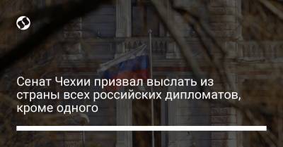 Сенат Чехии призвал выслать из страны всех российских дипломатов, кроме одного - liga.net - Прага