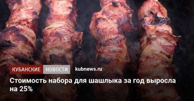 Стоимость набора для шашлыка за год выросла на 25% - kubnews.ru - Краснодарский край