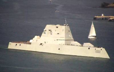 На стелс-эсминце класса Zumwalt ВМС США установили системы спутниковой связи для учений с дронами - topwar.ru - Сан-Диего