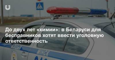 До двух лет «химии»: в Беларуси для бесправников хотят ввести уголовную ответственность - news.tut.by