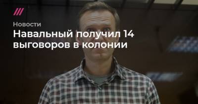 Алексей Навальный - Навальный получил 14 выговоров в колонии - tvrain.ru