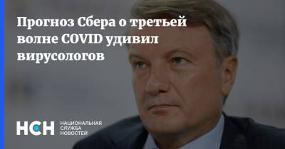 Герман Греф - Сергей Нетесов - Прогноз Сбера о третьей волне COVID удивил вирусологов - nsn.fm