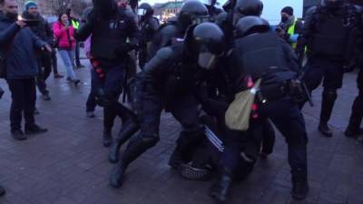 Алексей Навальный - Протест в Петербурге и задержания активистов - взгляд Piter.TV - piter.tv - Санкт-Петербург