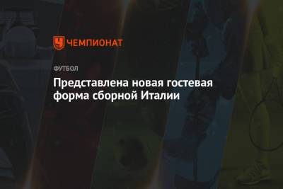 Роберто Манчини - Представлена новая гостевая форма сборной Италии - championat.com - Швейцария - Турция - Финляндия - Лихтенштейн - Греция - Босния и Герцеговина