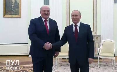 Владимир Путин - Александр Лукашенко - Путин на встрече с Лукашенко заявил о желании обсудить острые вопросы - naviny.by - Москва