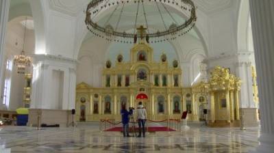 В Спасском кафедральном соборе завершился монтаж иконостаса - penzainform.ru - Царьград - Пенза