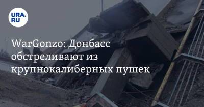 Семен Пегов - WarGonzo: Донбасс обстреливают из крупнокалиберных пушек - ura.news - ДНР - Горловка - Донецк