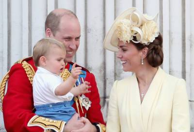принц Уильям - Елизавета II - Кейт Миддлтон - принц Луи - Елизавета - Кейт Миддлтон и принц Уильям выпустили новый портрет младшего сына - ivona.bigmir.net