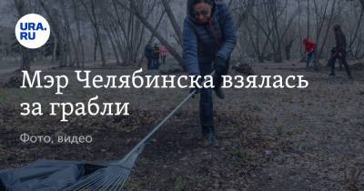 Наталья Котова - Мэр Челябинска взялась за грабли. Фото, видео - ura.news - Челябинск