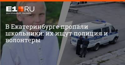 Иван Дроздов - Артем Устюжанин - В Екатеринбурге пропали школьники: их ищут полиция и волонтеры - e1.ru - Екатеринбург