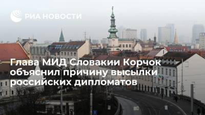 Иван Корчок - Глава МИД Словакии Корчок объяснил причину высылки российских дипломатов - ria.ru - Москва - Россия - Словакия - Братислава