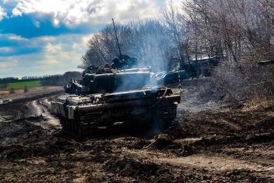 В зоне ООС танкисты уничтожили "условного противника" на учениях - news.bigmir.net - Донбасс - Донецкая обл.
