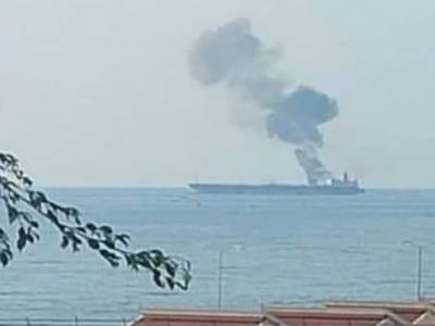 Вблизи Сирии произошел пожар на танкере после атаки беспилотника - unn.com.ua - Сирия - Киев - Сана