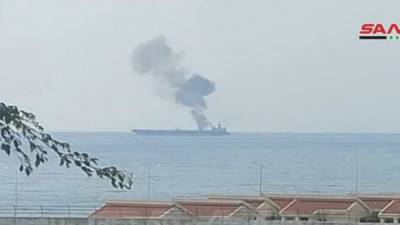 Израильский беспилотник атаковал нефтяной танкер Ирана - piter.tv - Сирия - Израиль - Сана - Иран