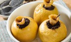 Печеные яблоки с маком и медом: полезный десерт - skuke.net