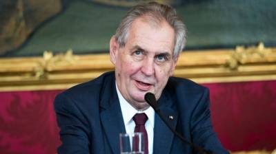 Милош Земан - Президент Чехии прокомментировал сведения о причастности российских ГРУшников к взрывам военных складов - vchaspik.ua