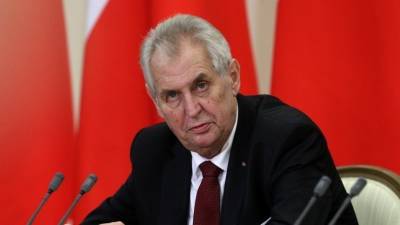 Дмитрий Песков - Милош Земан - «Из ряда вон выходящие действия»: Песков рассказал о реакции Кремля на речь Земана - 5-tv.ru - Россия - Чехия