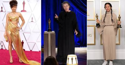 Лариса Дерн - Фрэнсис Макдорманд - Кроксы, платье-лебедь и слишком голый наряд: худшие наряды красной дорожки "Оскара-2021" - focus.ua