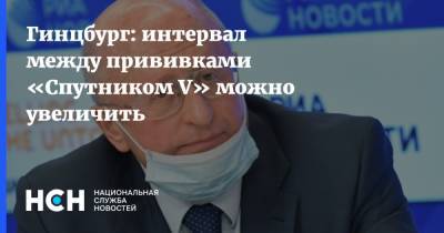 Александр Гинцбург - Гинцбург: интервал между прививками «Спутником V» можно увеличить - nsn.fm