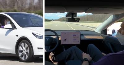 Моток скотча. В США придумали, как обмануть автопилот Tesla (видео) - focus.ua