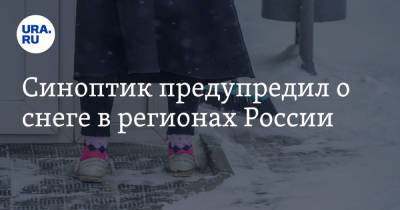 Евгений Тишковец - Синоптик предупредил о снеге в регионах России - ura.news - Орловская обл. - Московская обл. - Рязанская обл. - Владимирская обл. - Тульская обл.