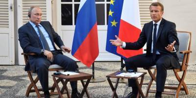 Владимир Путин - Алексей Навальный - Эммануэль Макрон - «Добросовестно». Макрон в разговоре с Путиным призвал его снизить напряженность в отношениях с Украиной - nv.ua - Франция - Донбасс