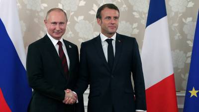 Владимир Путин - Эммануэль Макрон - Путин и Макрон провели телефонный разговор - russian.rt.com - Киев - Париж - Прага