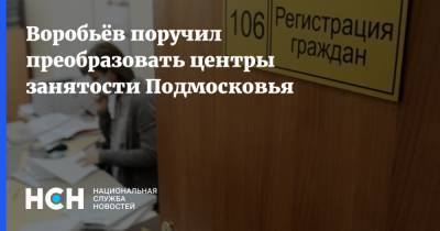 Андрей Воробьев - Воробьёв поручил преобразовать центры занятости Подмосковья - nsn.fm - Московская обл.
