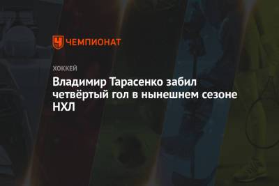 Владимир Тарасенко - Луис Блюз - Владимир Тарасенко забил четвёртый гол в нынешнем сезоне НХЛ - championat.com - шт. Колорадо