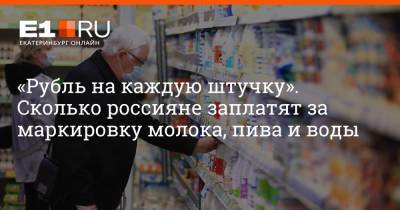 Алишер Усманов - «Рубль на каждую штучку». Сколько россияне заплатят за маркировку молока, пива и воды - e1.ru - Екатеринбург
