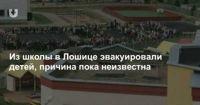Из школы в Лошице эвакуировали детей, причина пока неизвестна - news.tut.by - Минск