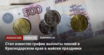 Стал известен график выплаты пенсий в Краснодарском крае в майски праздники - kubnews.ru - Краснодарский край - Краснодар